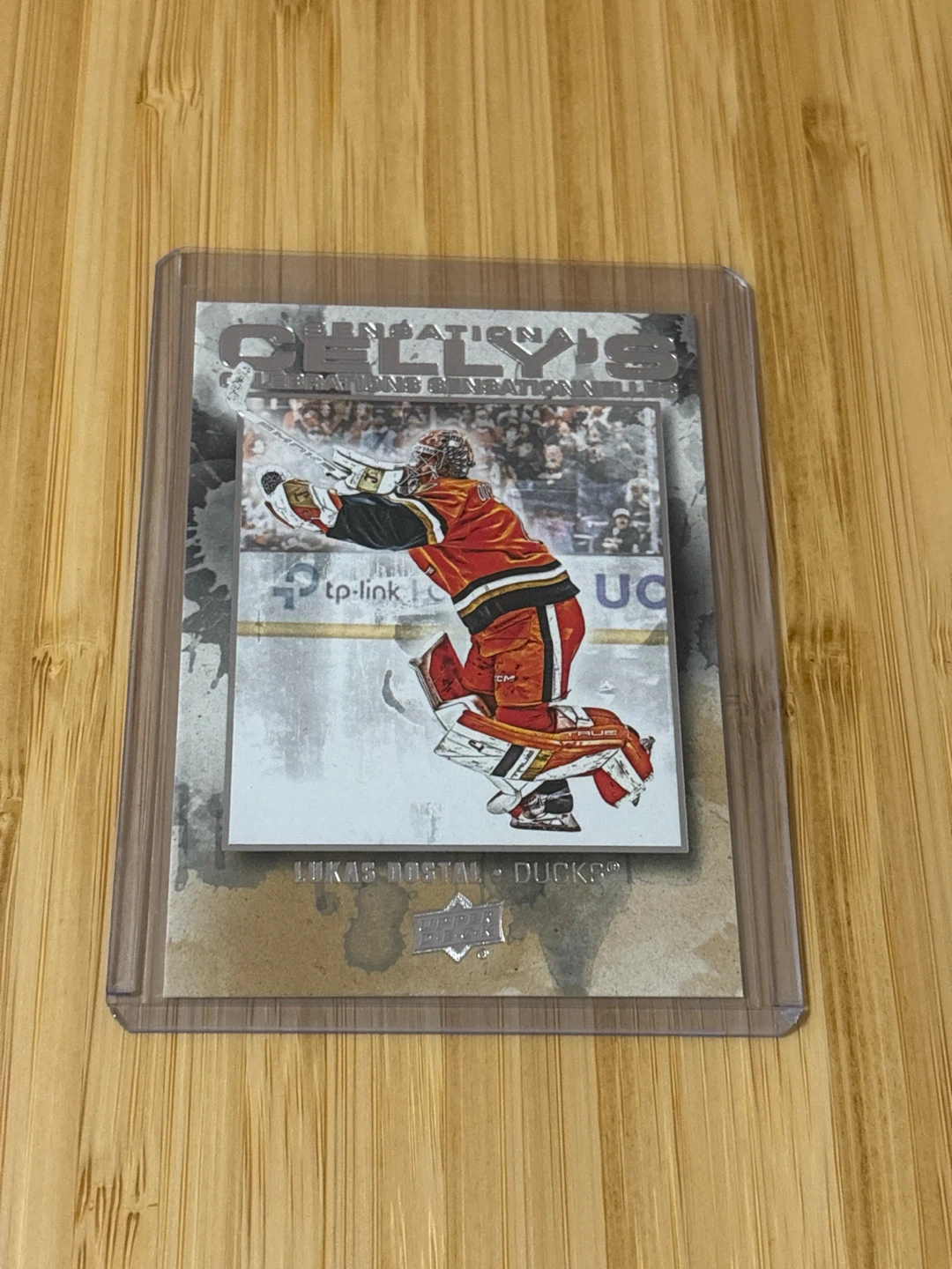 Lukas Dostal sensational celly’s hockey card