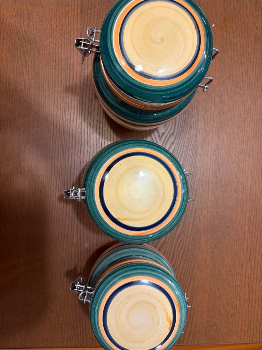 Set of 3 Ceramic Canisters