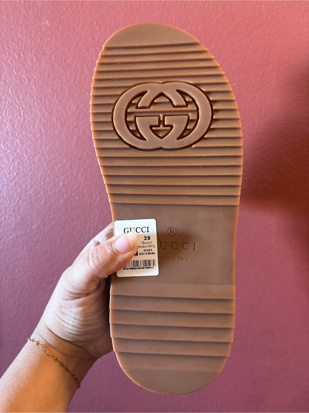 Gucci Platform Slides Size 39 New - photo 4
