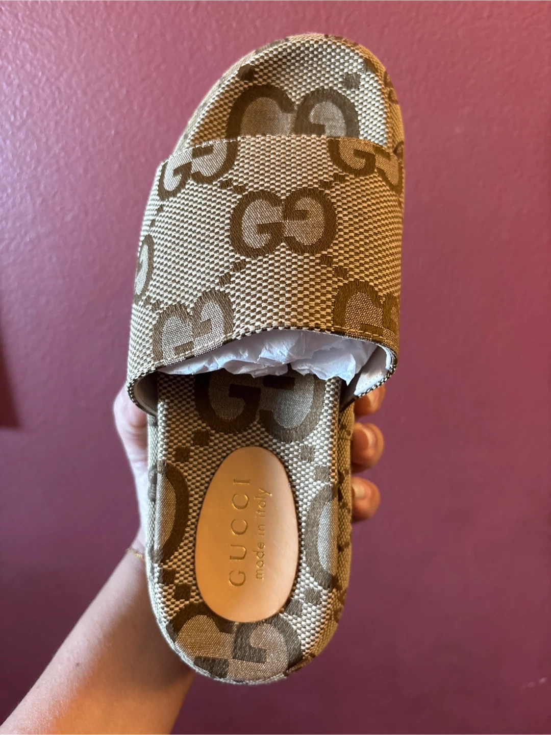 Gucci Platform Slides Size 39 New - photo 5