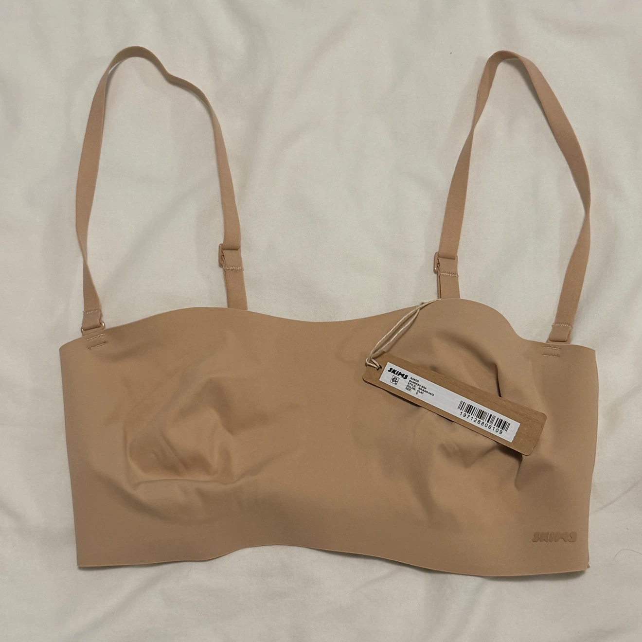 SKIMS Naked Bandeau Bra - Clay - Size S