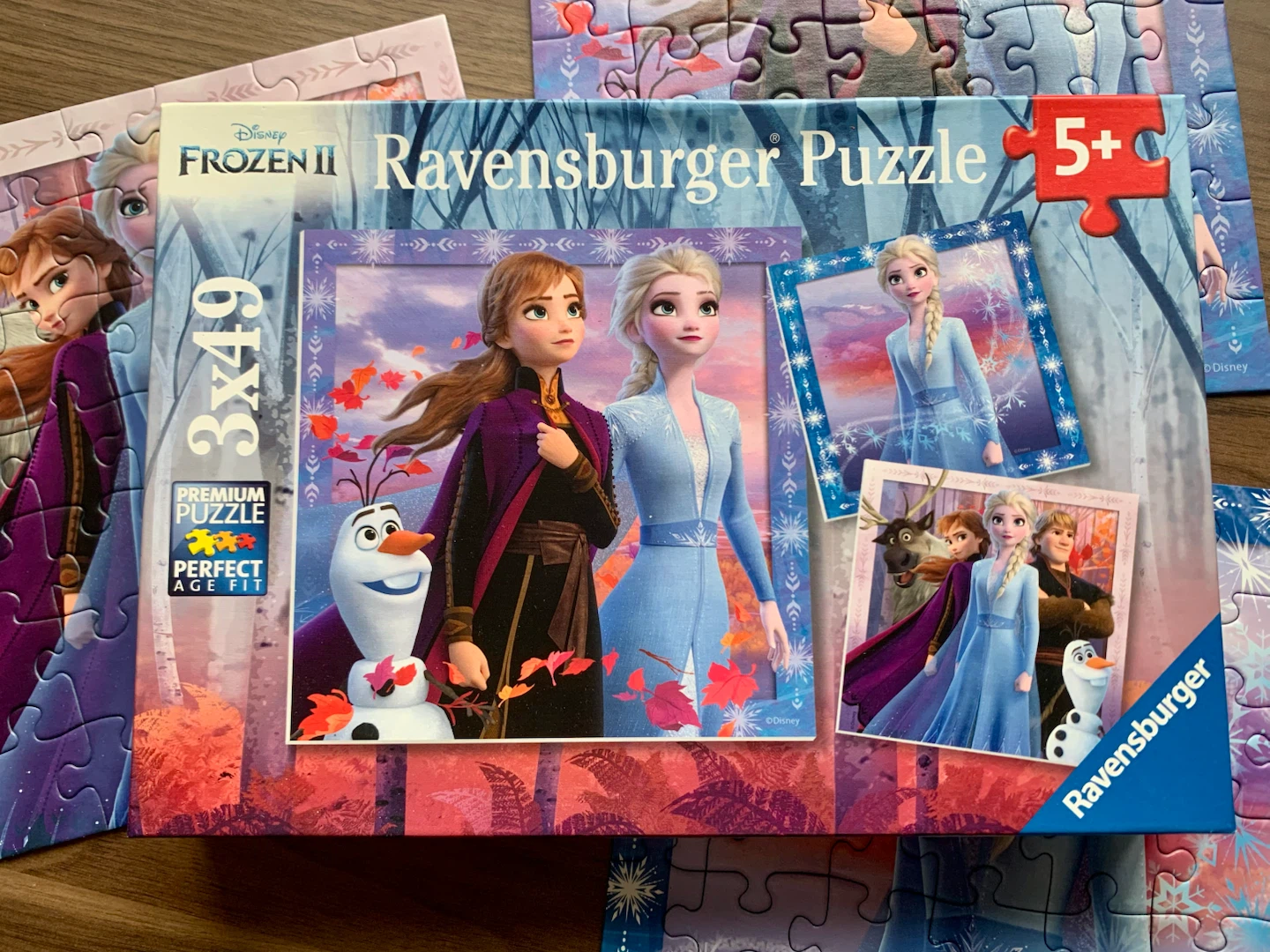 Ravensburger Disney Frozen II Puzzle 3x49 Piece Set