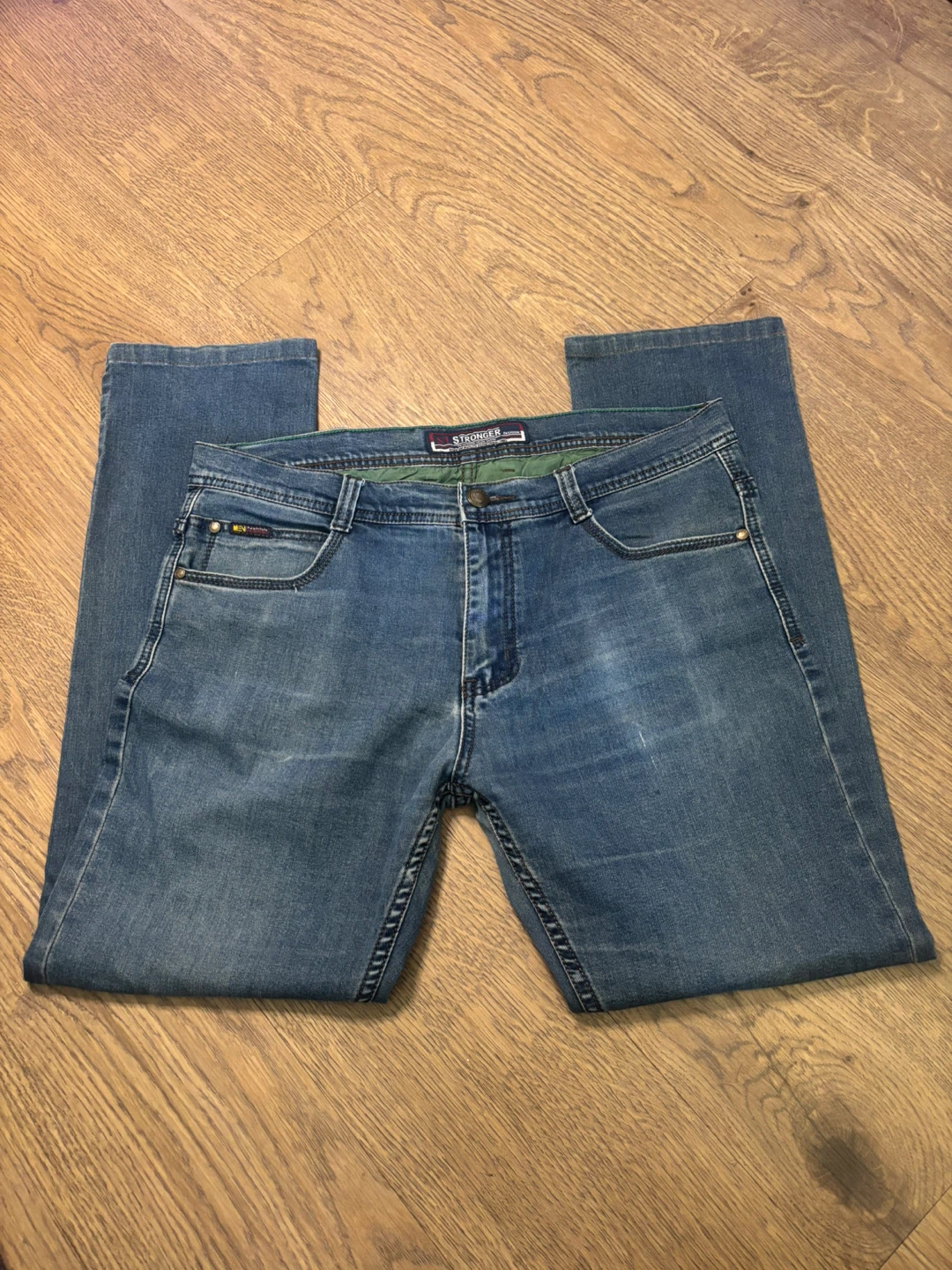 Men’s Stronger Jeans W36 Blue Denim Straight Leg - photo 3