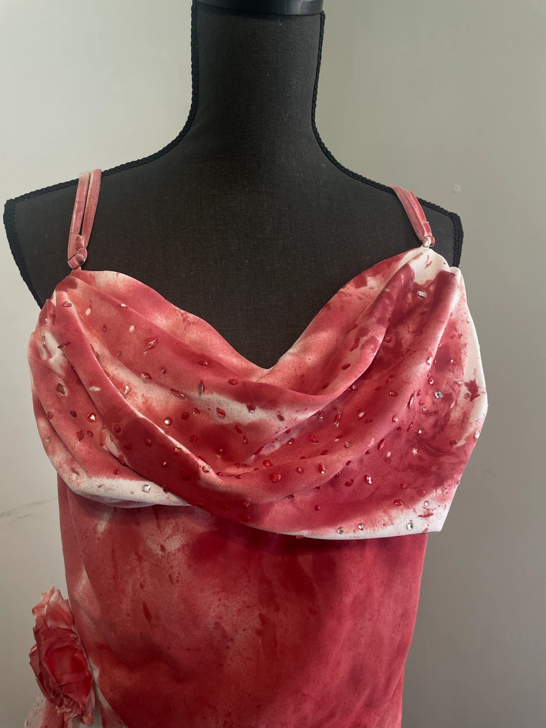 Halloween/Carrie Inspired Prom Dress costume size 2XL - photo 2