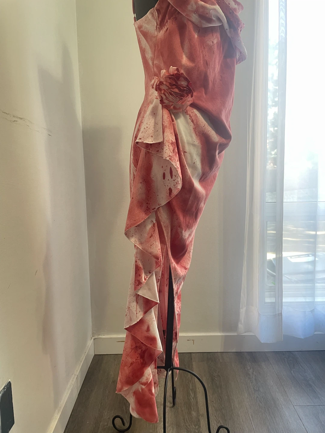 Halloween/Carrie Inspired Prom Dress costume size 2XL - photo 3