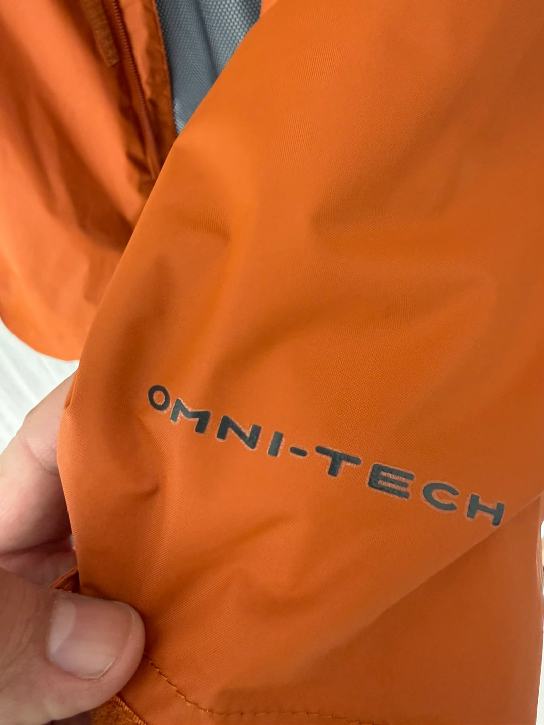 Columbia Omni-Tech Rain Jacket - Orange - Size M - photo 5