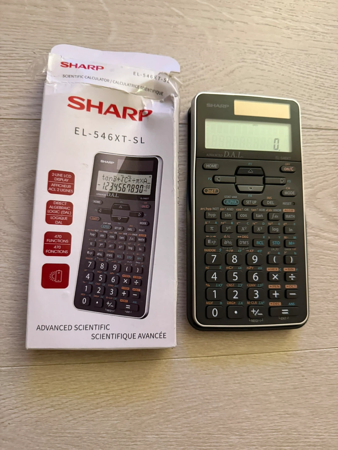 Sharp EL-546XT-SL Scientific Calculator - photo 2