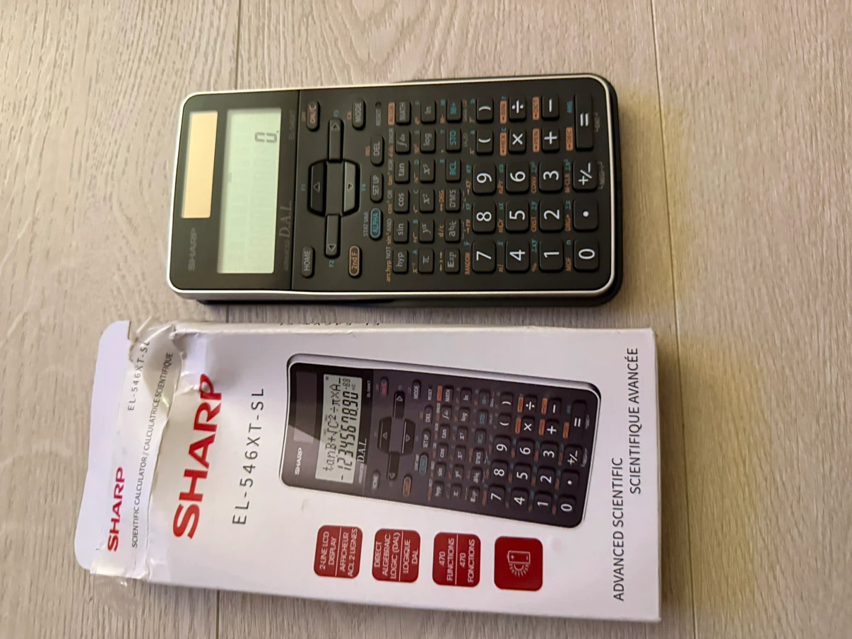 Sharp EL-546XT-SL Scientific Calculator - photo 3