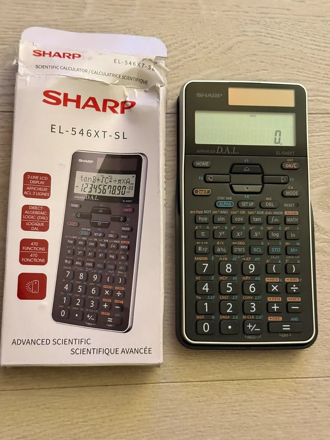 Sharp EL-546XT-SL Scientific Calculator - photo 5