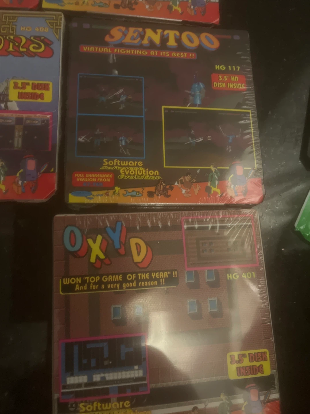 Lot of 7 new sealed shareware pc games discs - photo 3