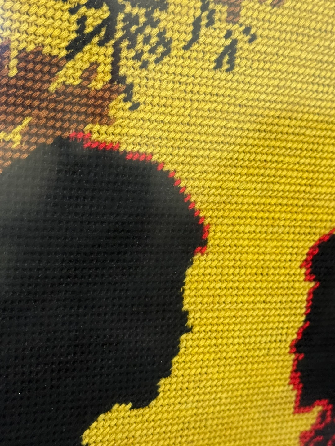 Framed Sunset Couple Cross-Stitch Art - photo 5