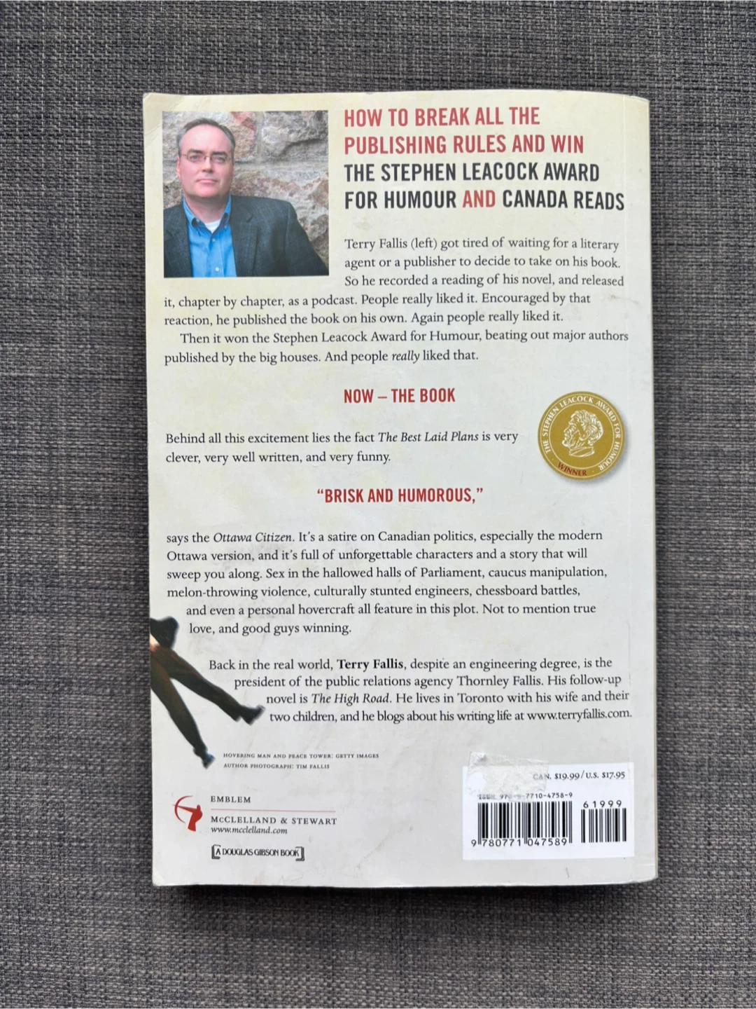 The Best Laid Plans by Terry Fallis - photo 2