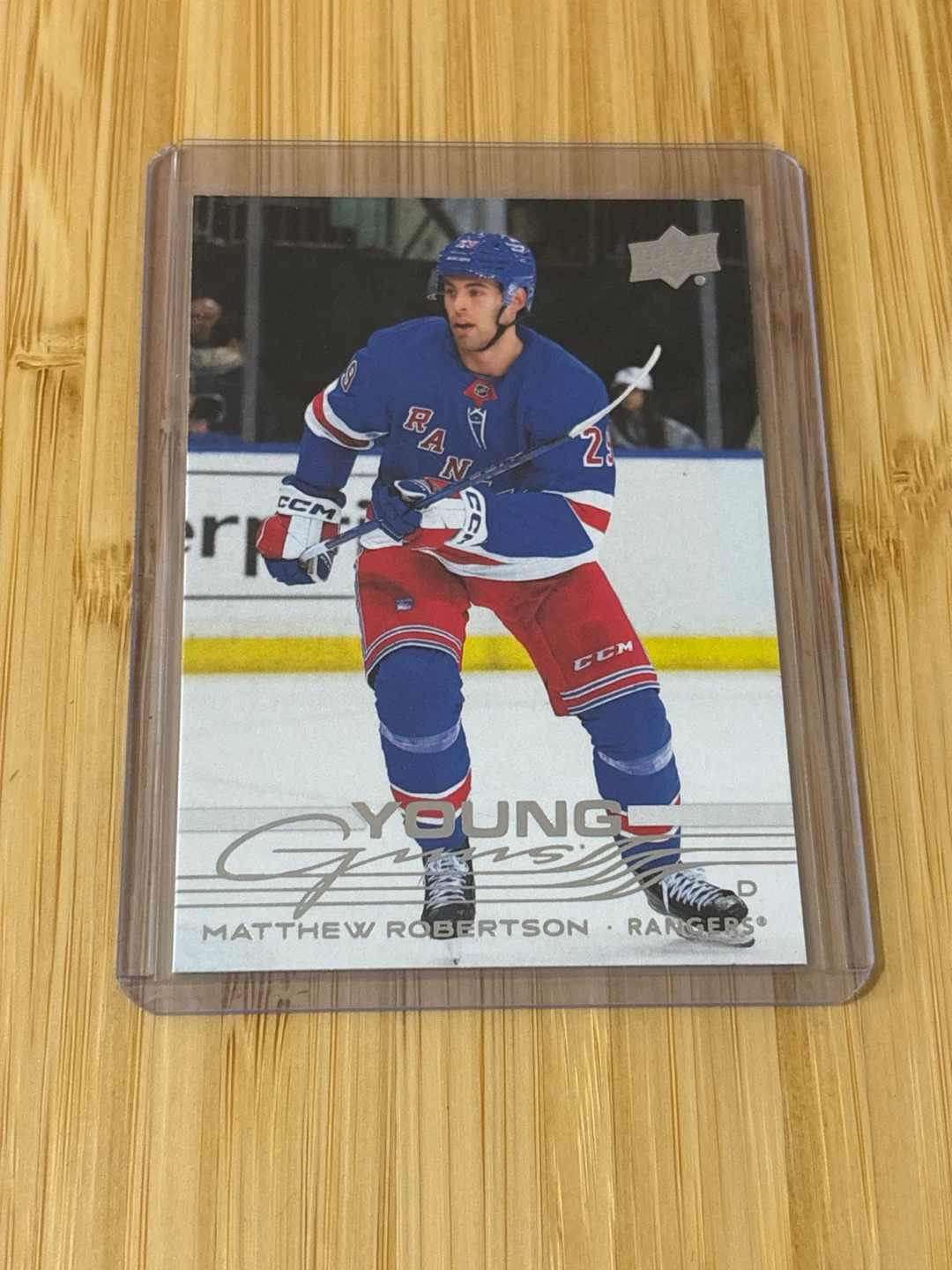 Matthew Robertson young guns hockey card