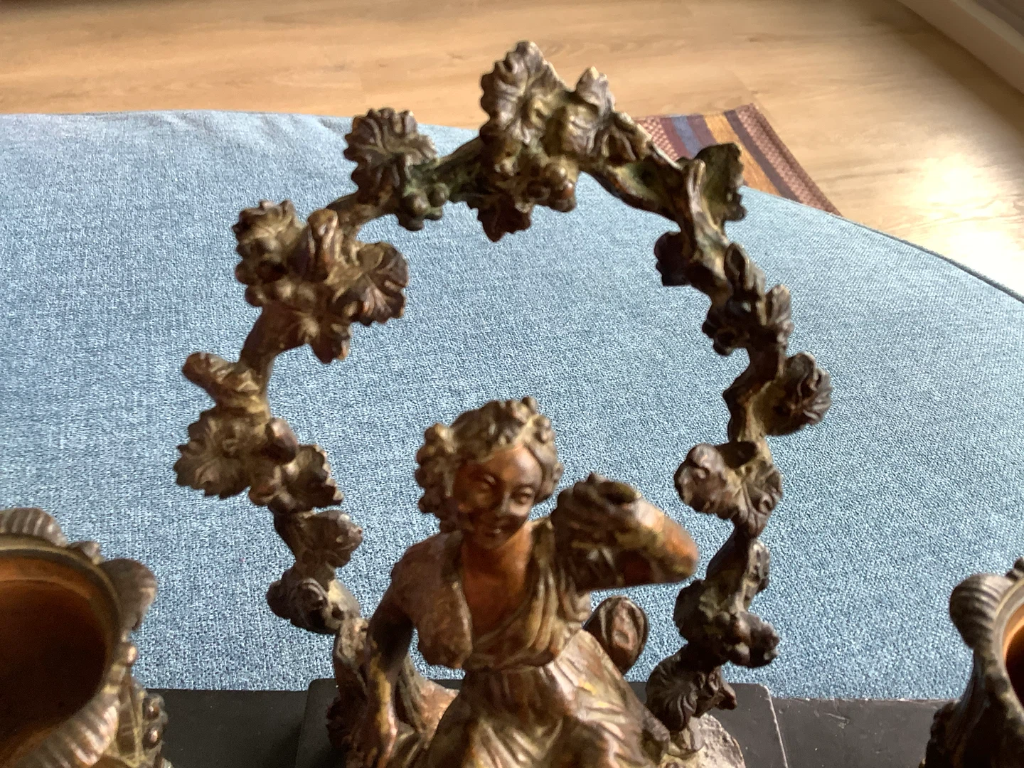 Ant Brass Double Candle Holder Artistic Figurine Wd Pen Tray 🐞 - photo 2