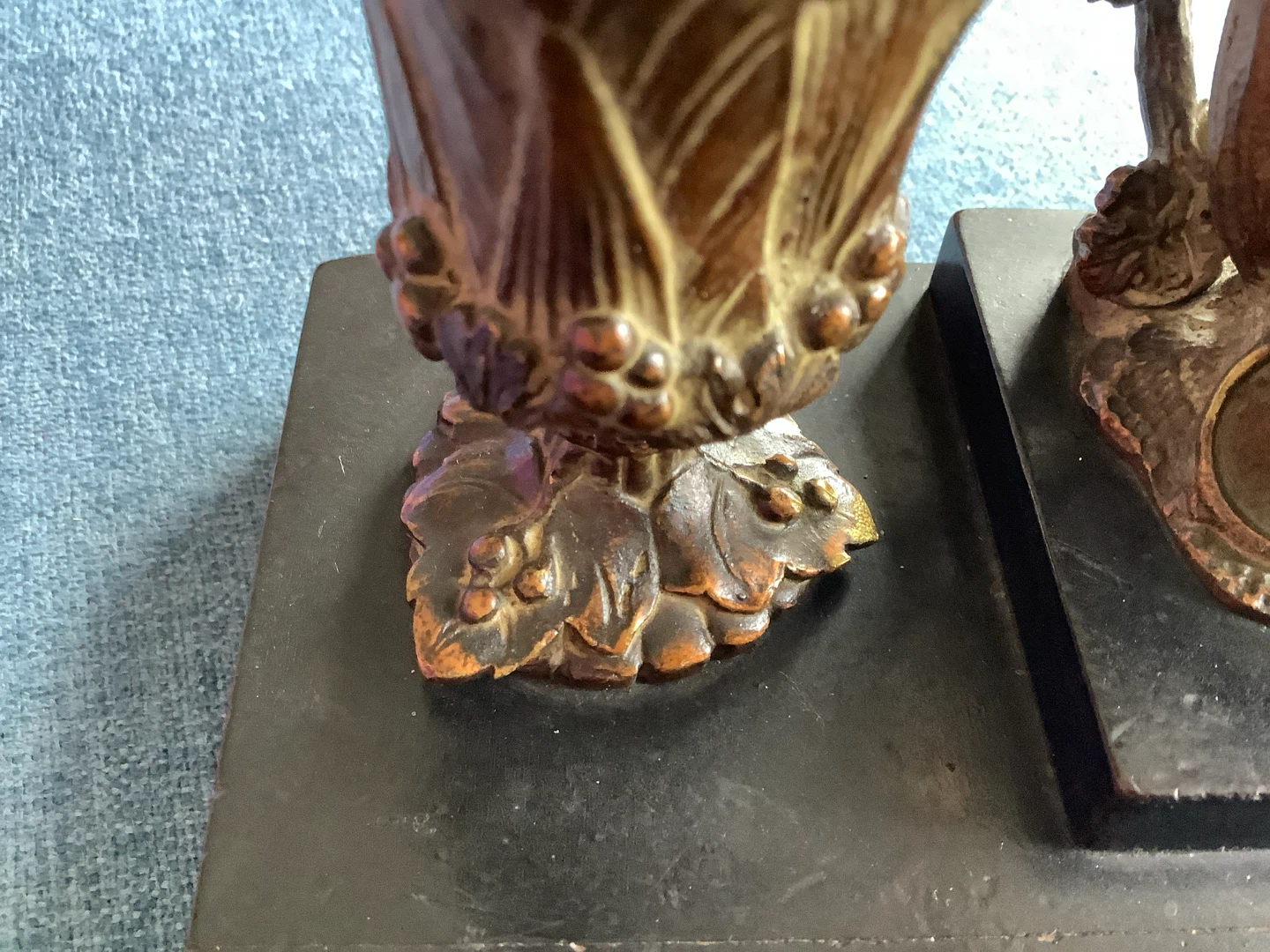 Ant Brass Double Candle Holder Artistic Figurine Wd Pen Tray 🐞 - photo 3