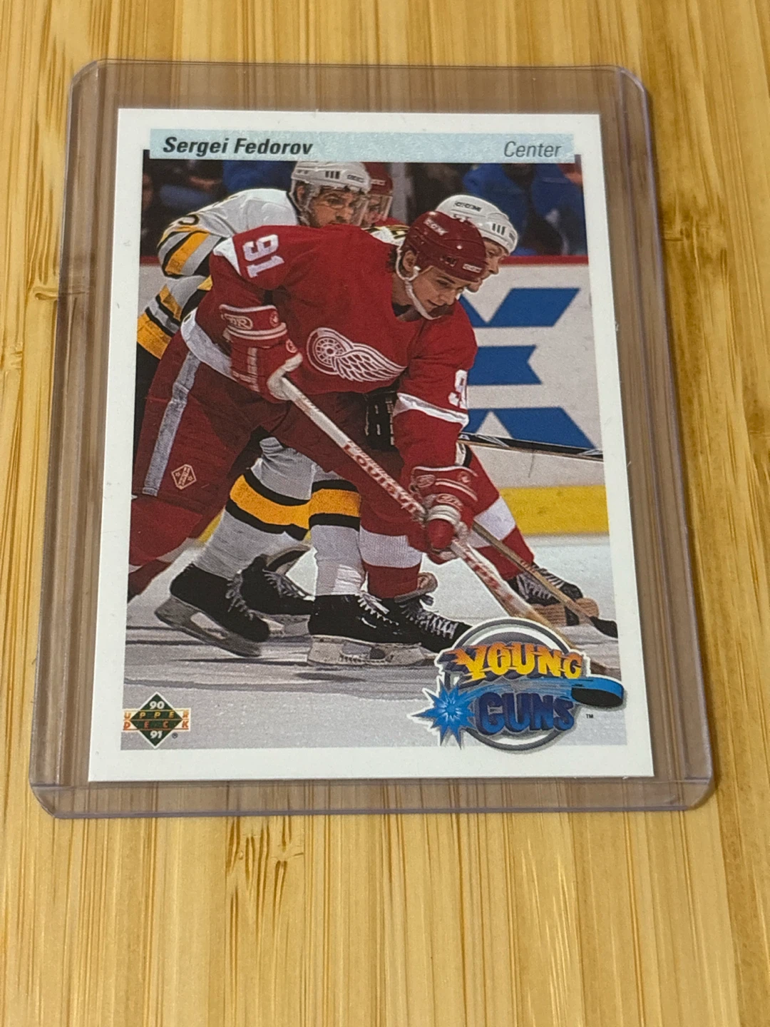 Sergei Fedorov young guns hockey card
