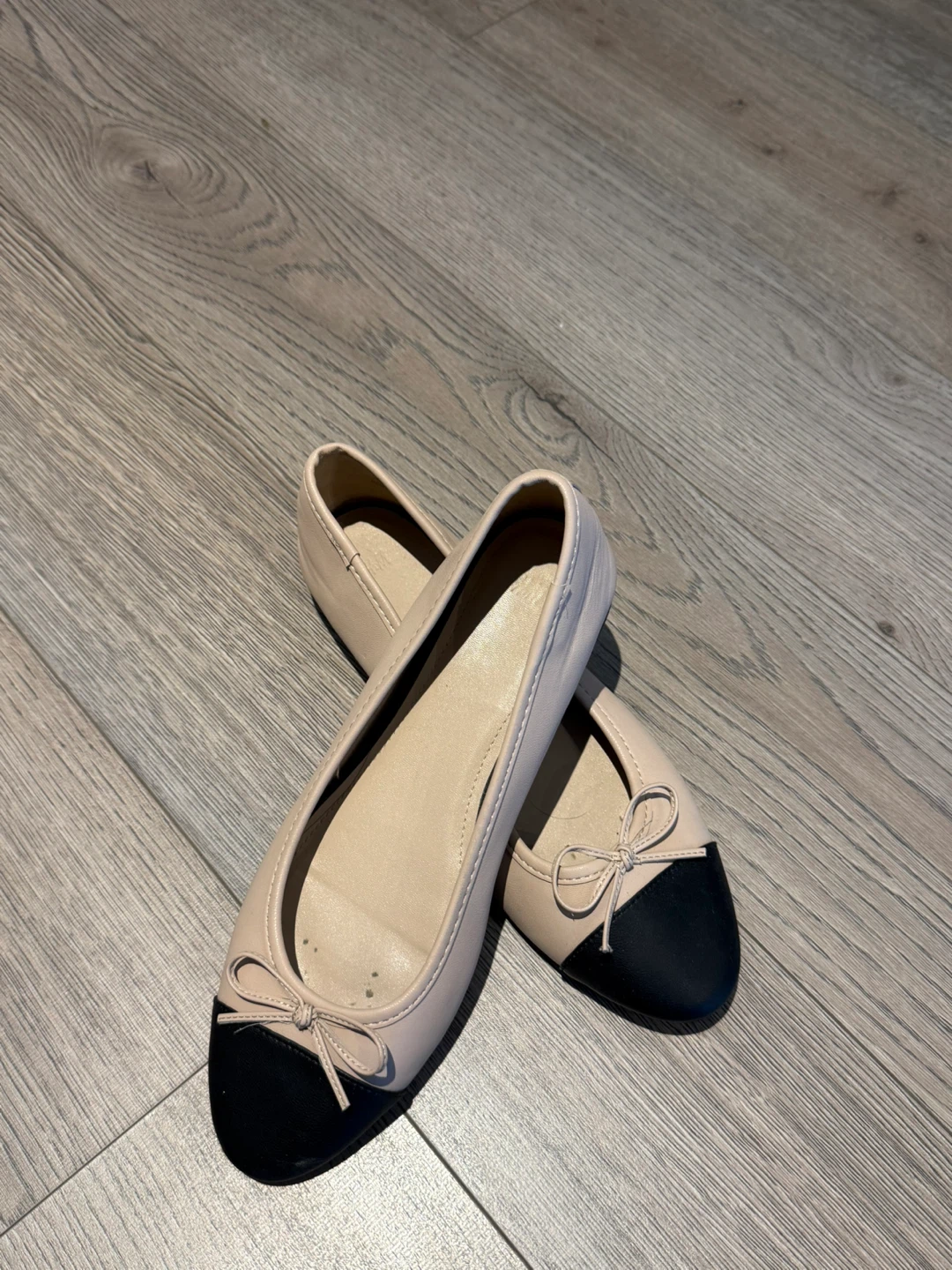 H&M Two-Tone Ballet Flats