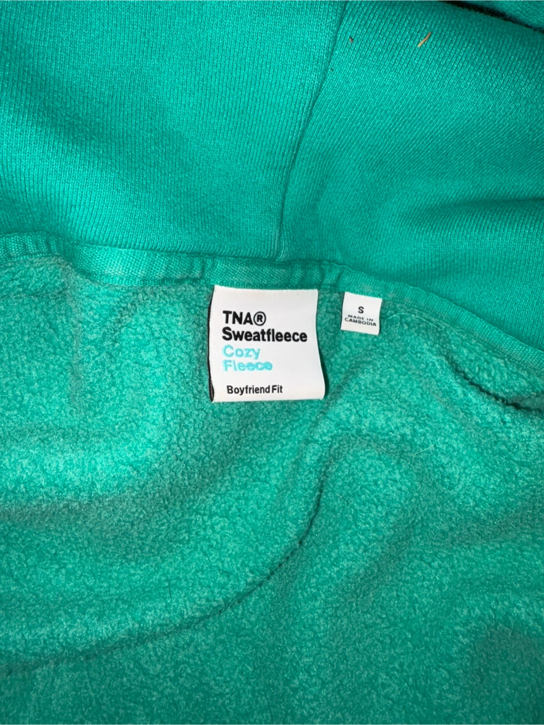TNA Cozy Fleece Boyfriend Fit Zip-Up Hoodie - photo 2