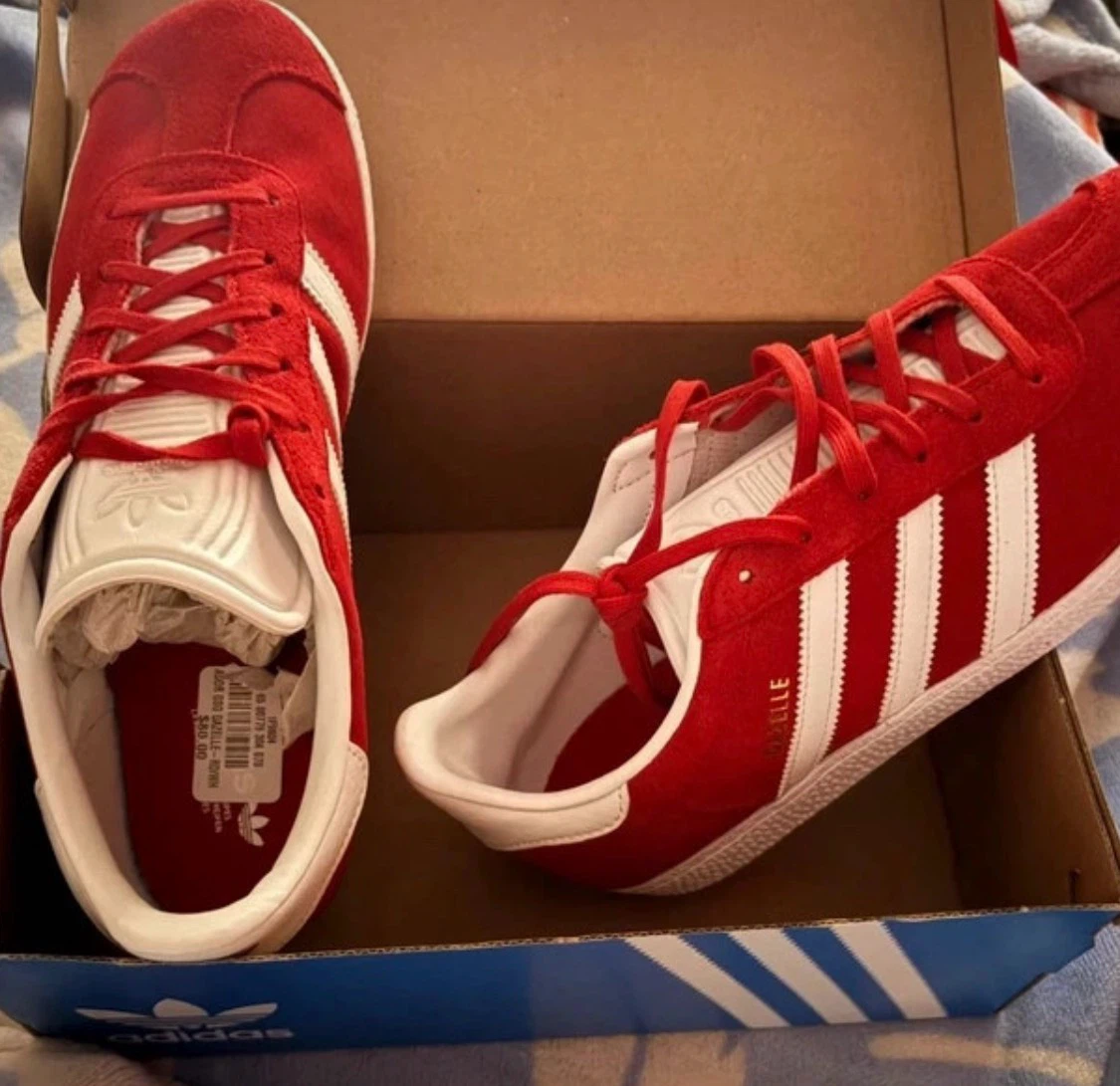 Adidas Gazelle Red Shoes - photo 3