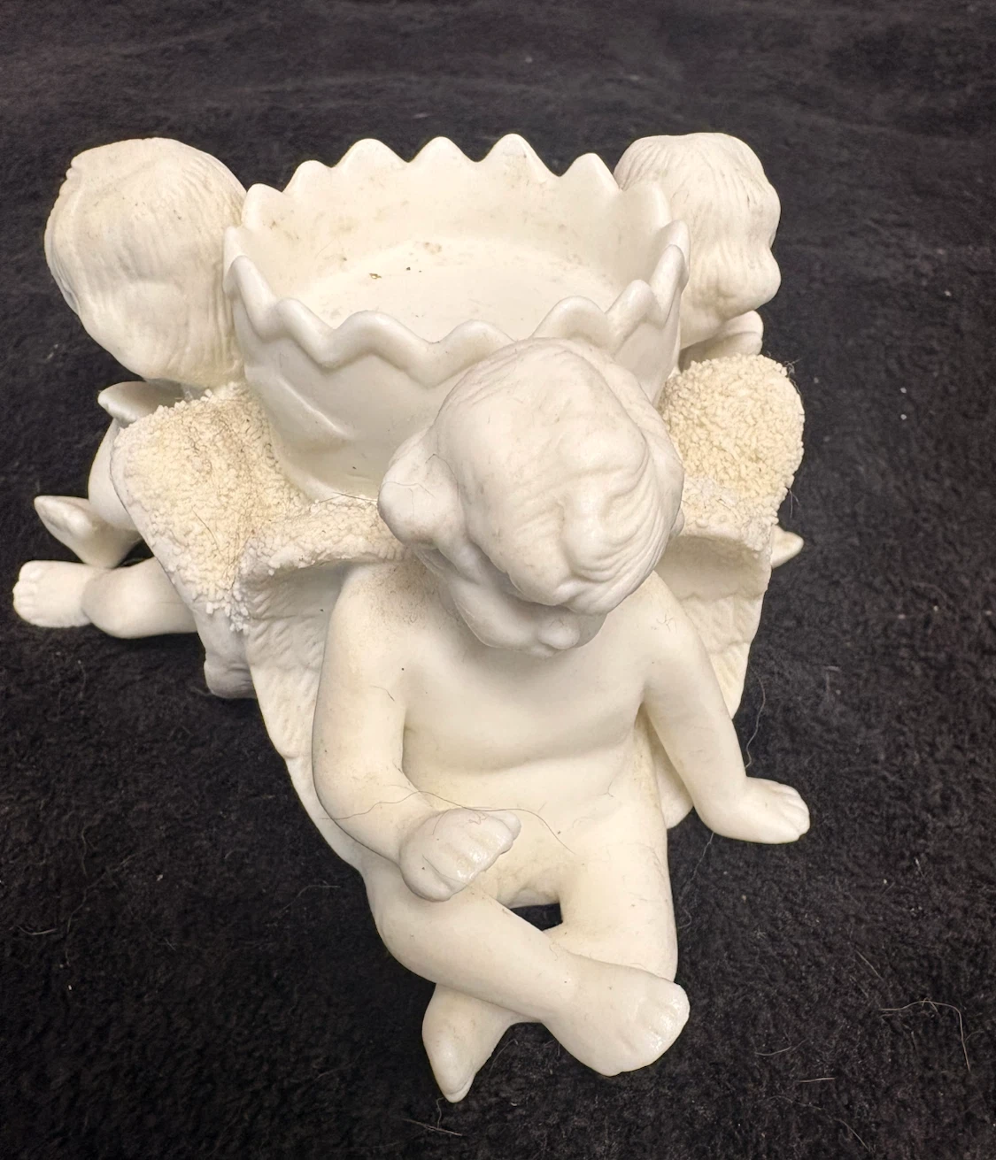 UG Hand-Crafted Cherub Candle Holder