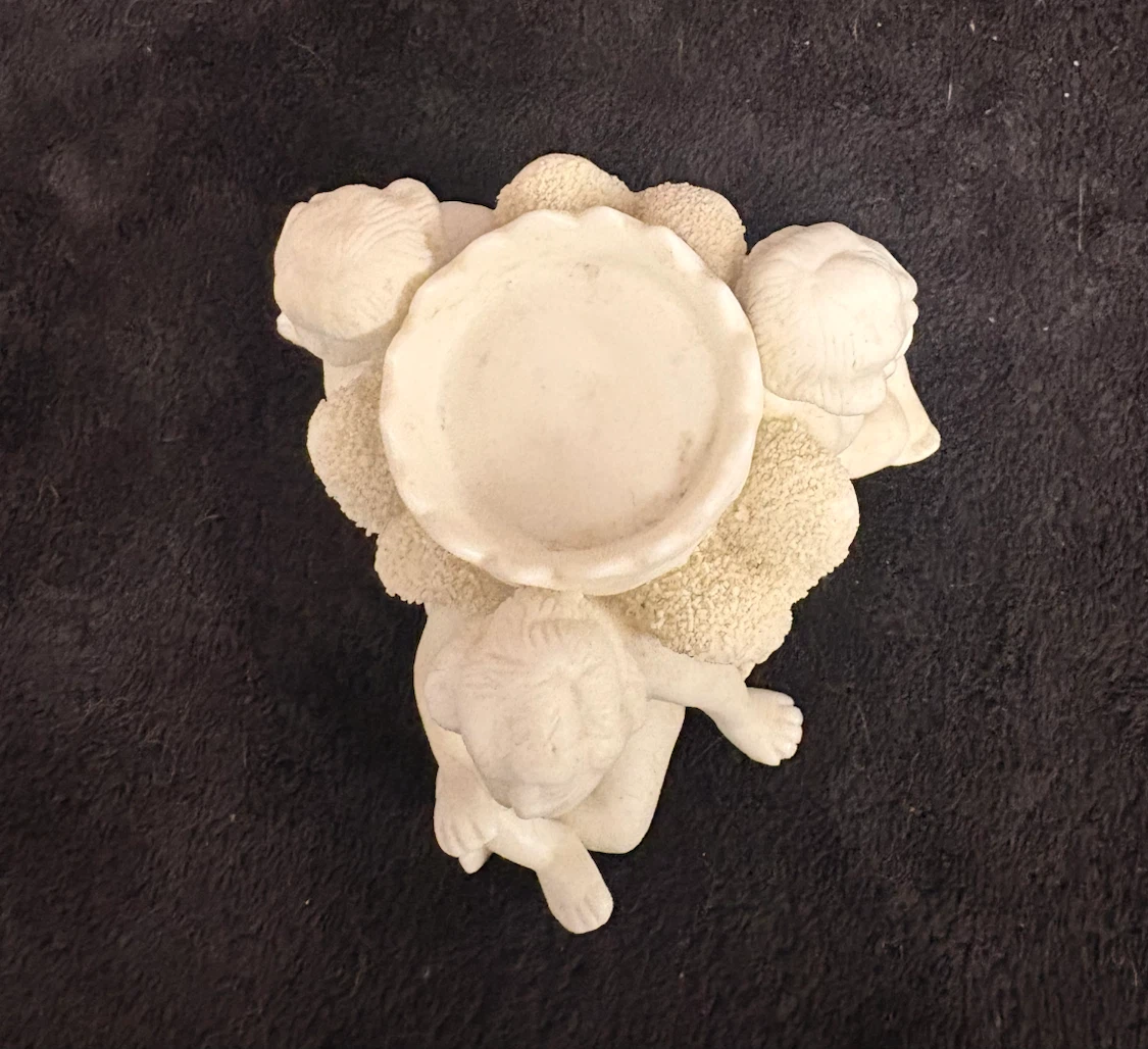 UG Hand-Crafted Cherub Candle Holder - photo 3