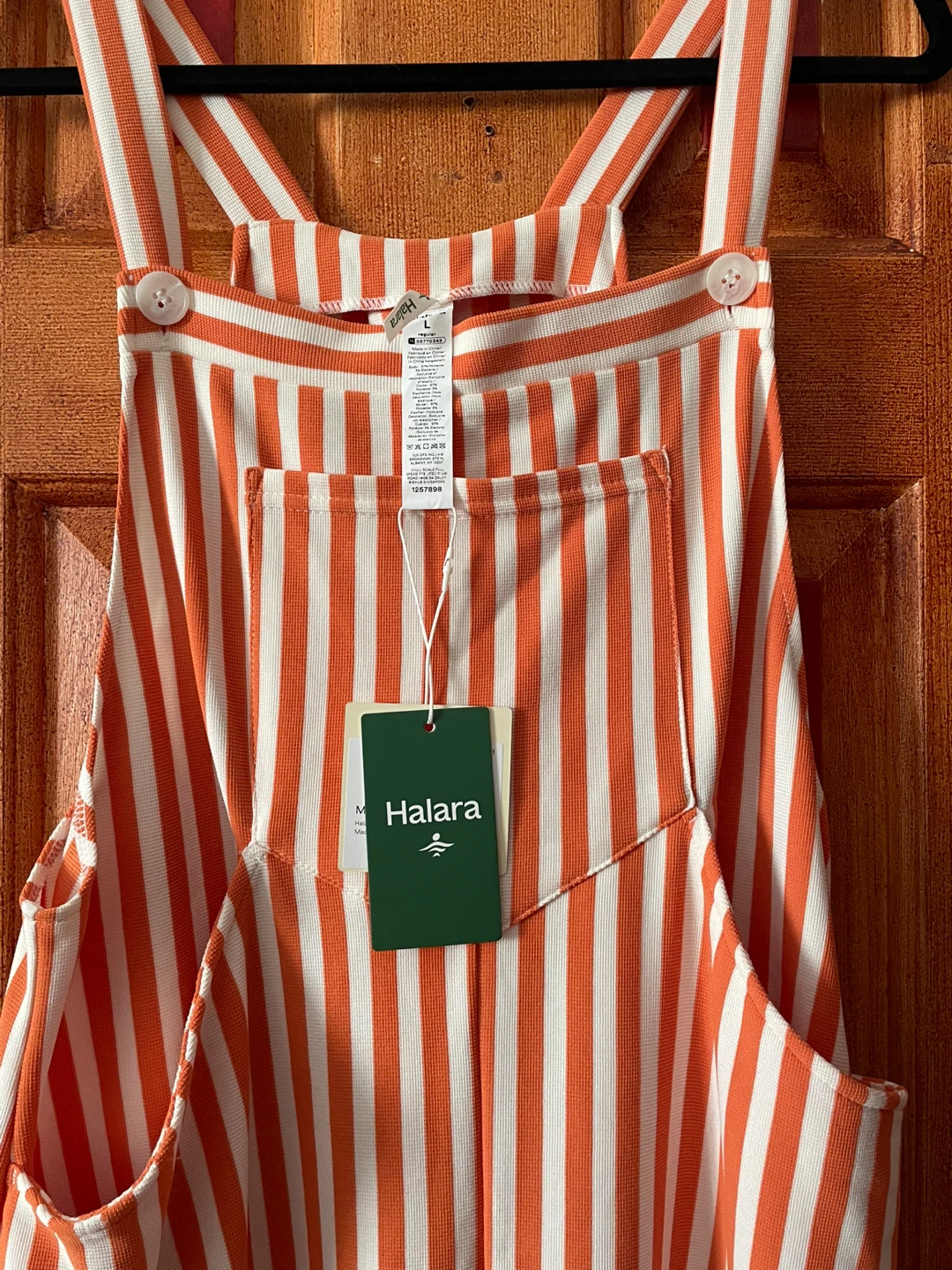 Halara Striped Overall jumpsuit