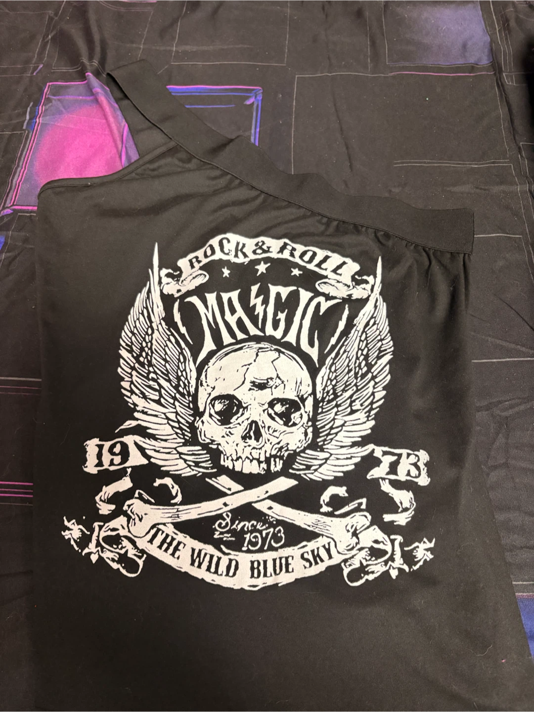 Xinyubaby Rock & Roll Magic One-Shoulder Tank Top - photo 2