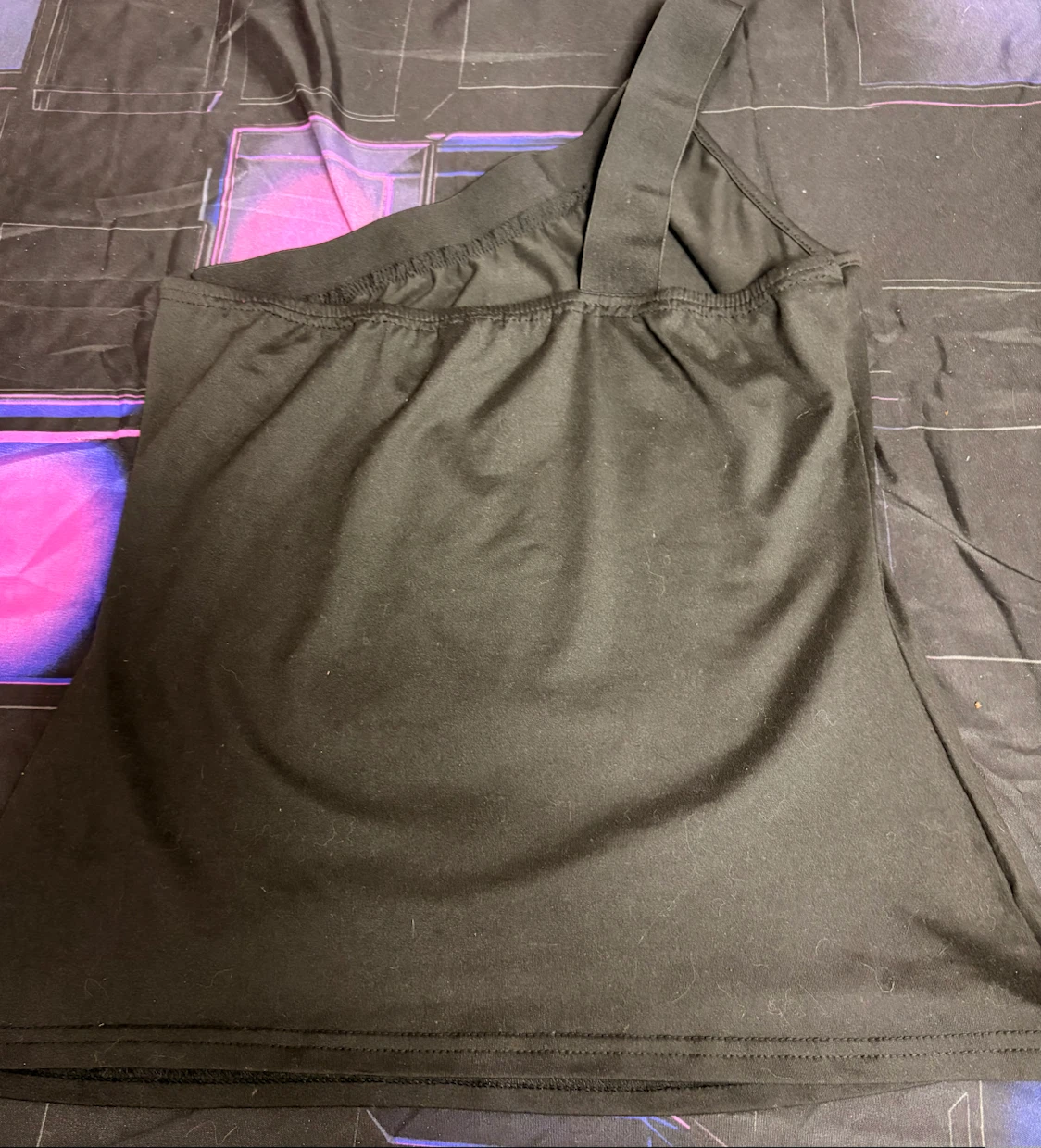 Xinyubaby Rock & Roll Magic One-Shoulder Tank Top - photo 3