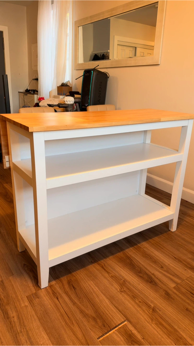 Kitchen Island with Drop Leaf - photo 3