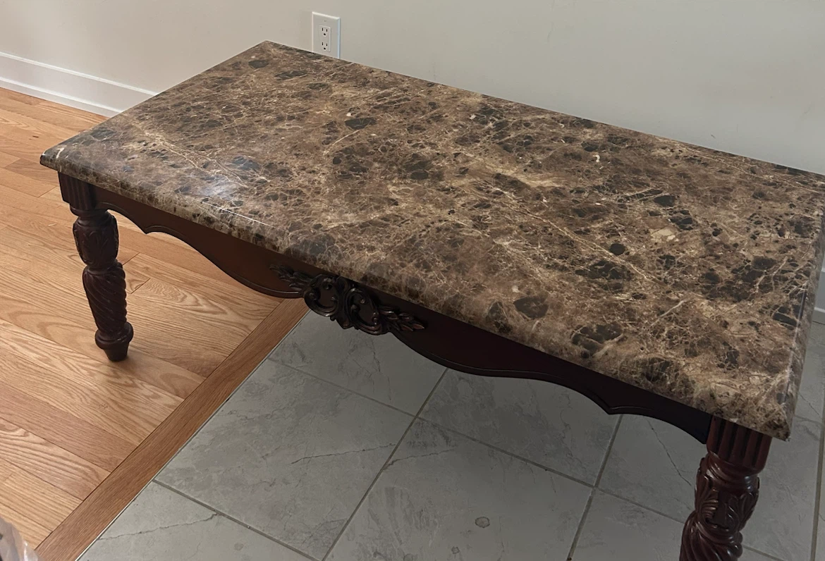 Bloomsbury Market Rectangular Marble Top Coffee Table - photo 3