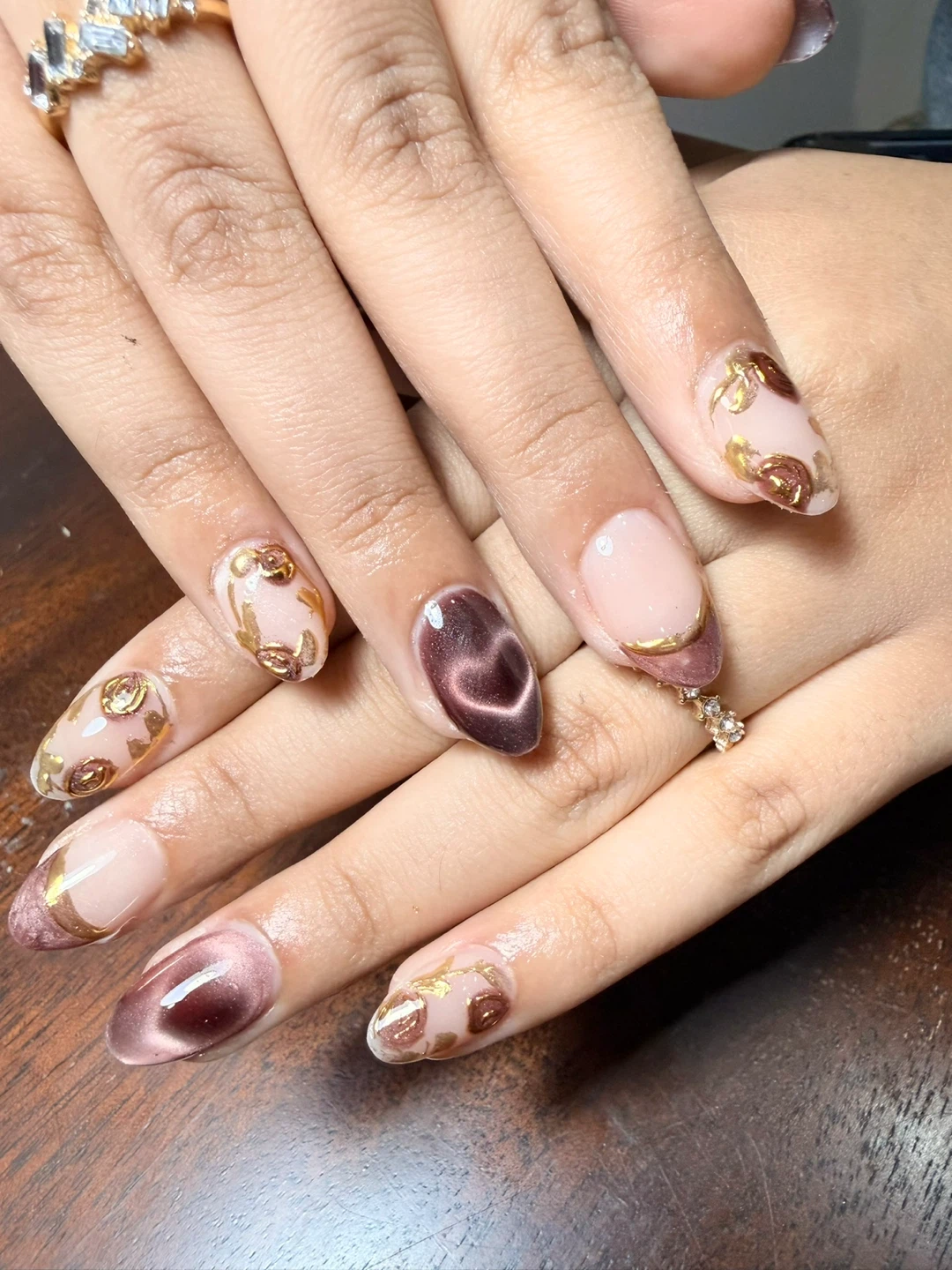 Trending cateye nails✨ - photo 5