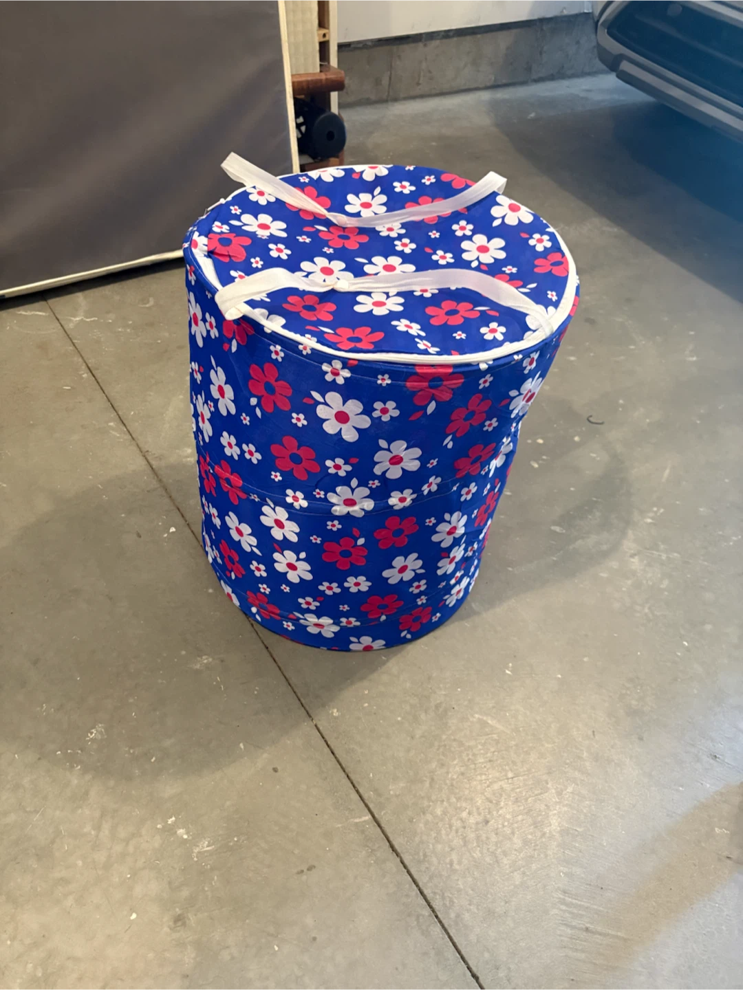 Floral pattern round storage container - photo 2