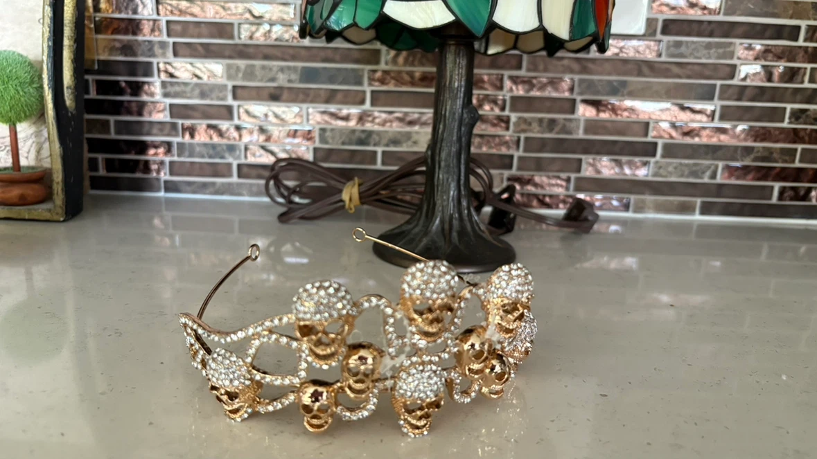 Crystal Skull Headband - Adult Size - photo 4