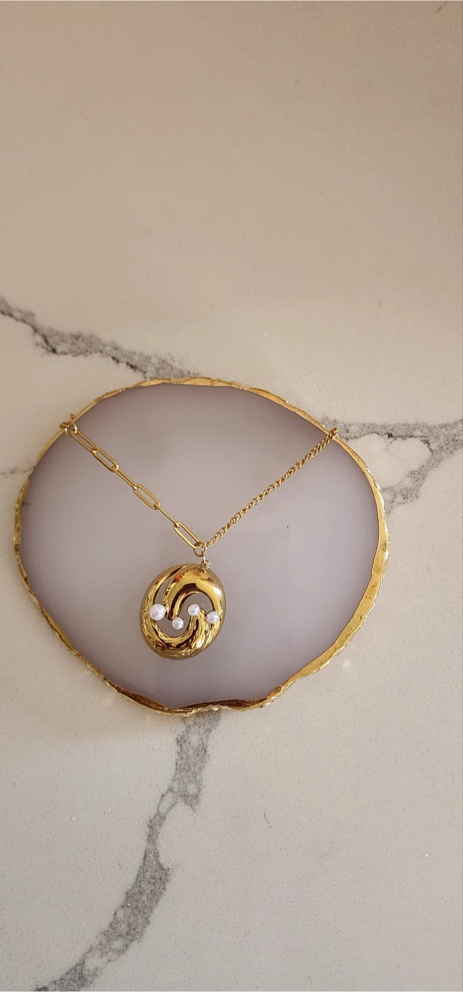 18k Gold Plated Stainless Steel Pendant Necklaces - photo 5