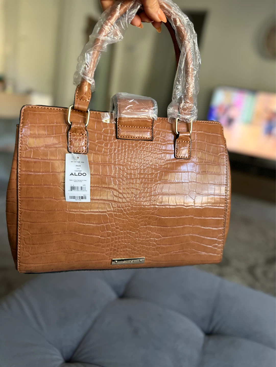 New Aldo Dulin Croc Embossed Handbag - photo 4