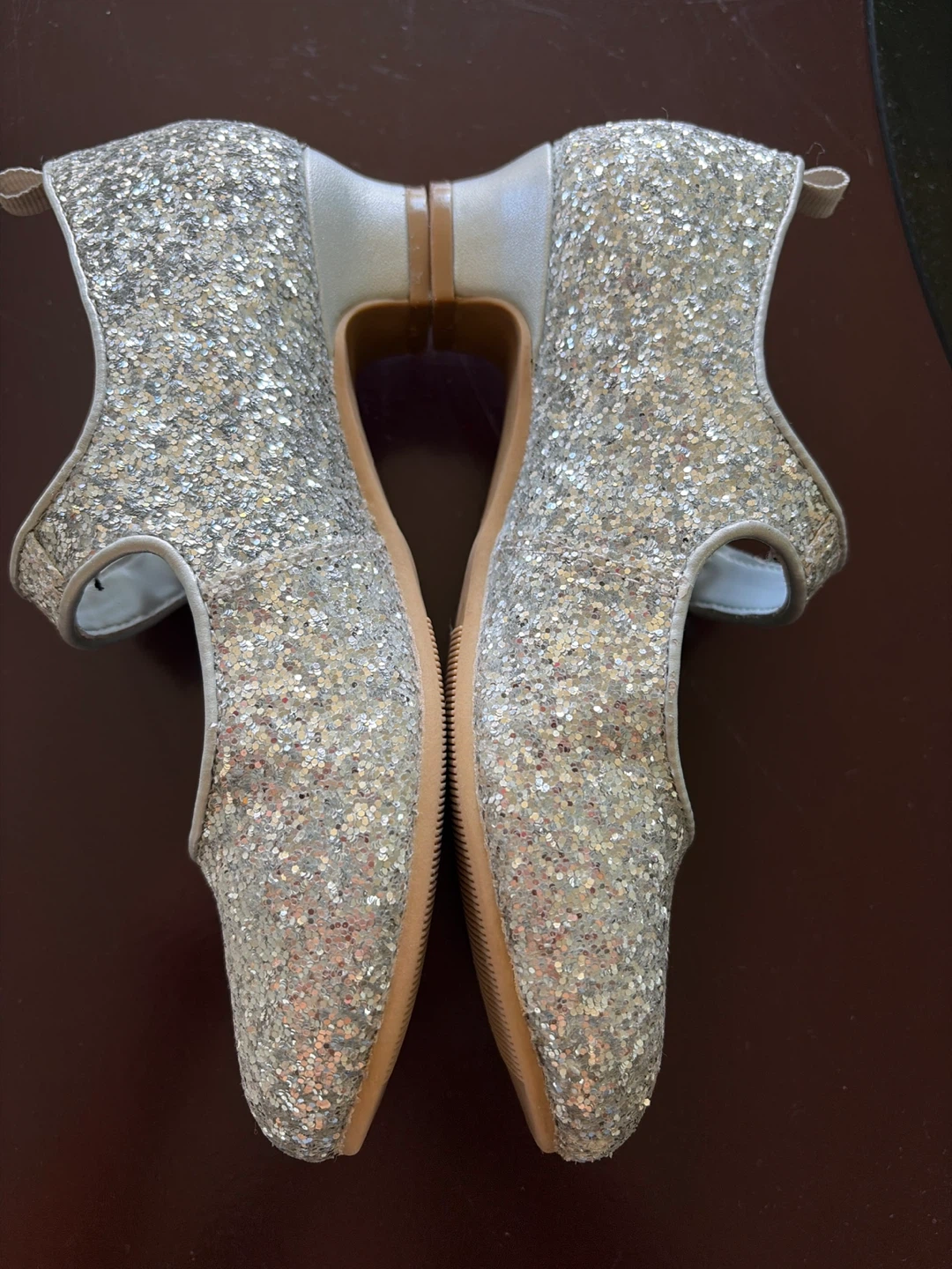 H&M Disney Frozen Elsa Glitter Shoes Size 13.5 - photo 2