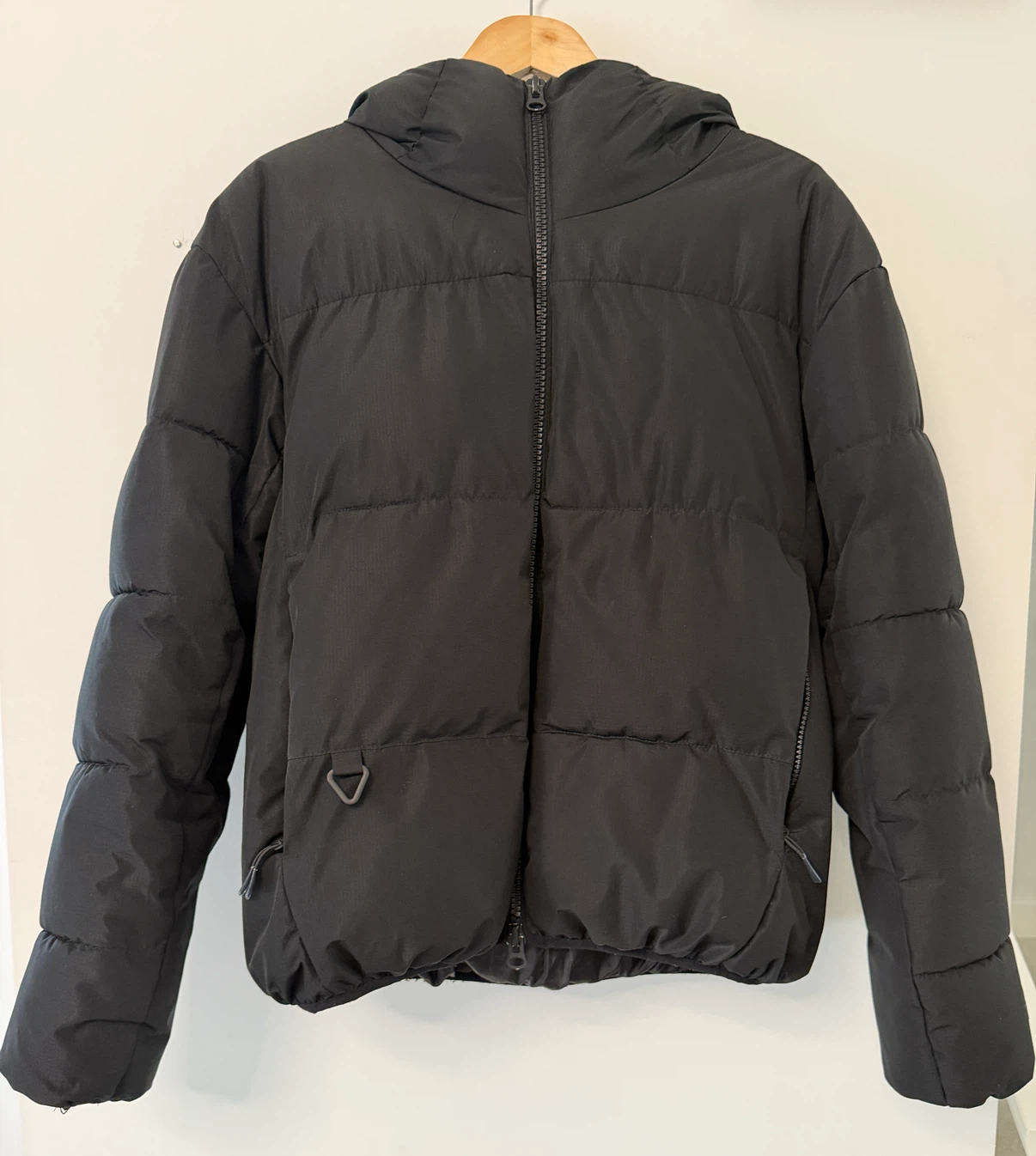 Zara Black Winter Puffer Jacket Size S