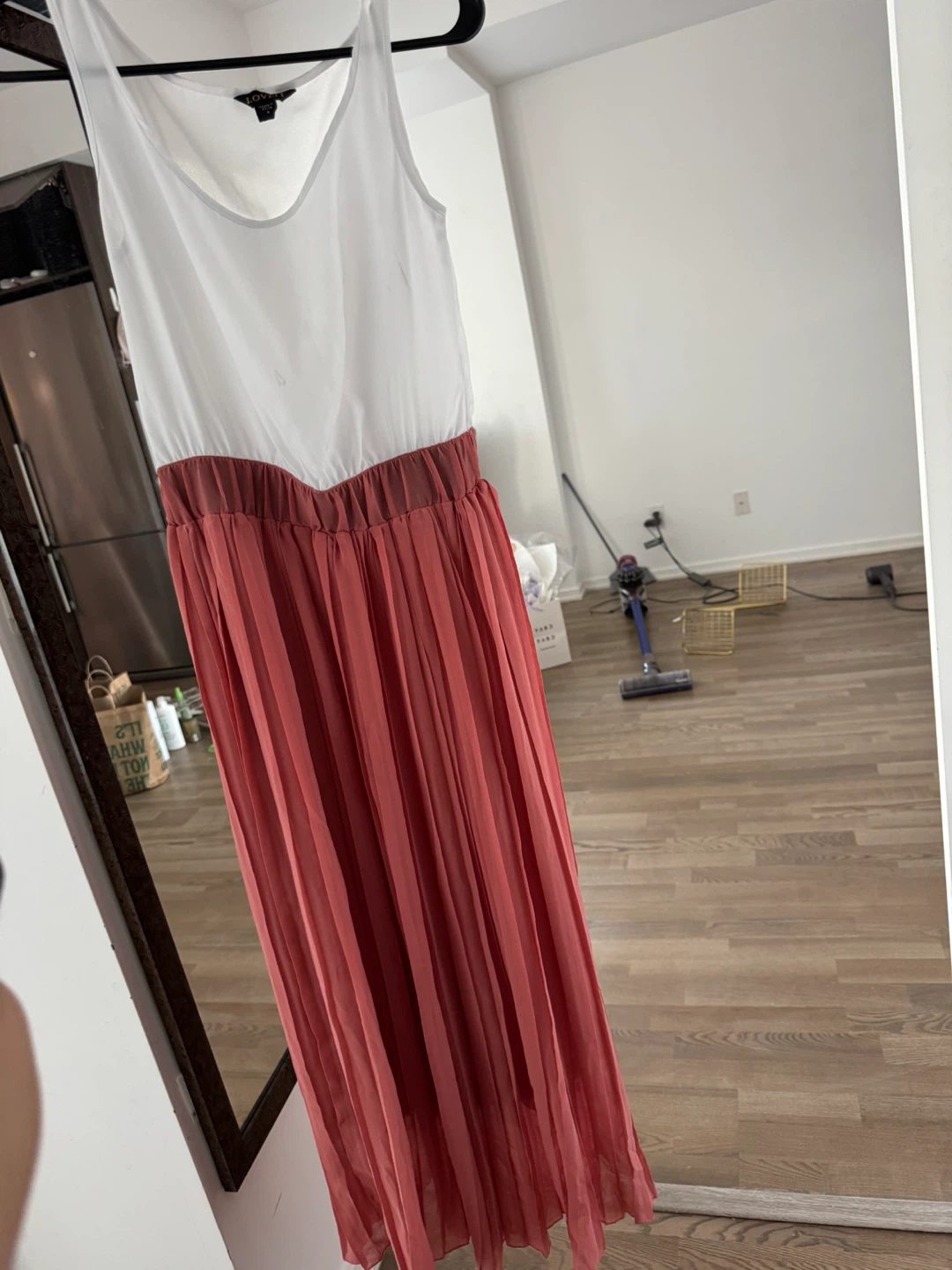Designer’s sleeveless colourblock maxi dress - photo 2