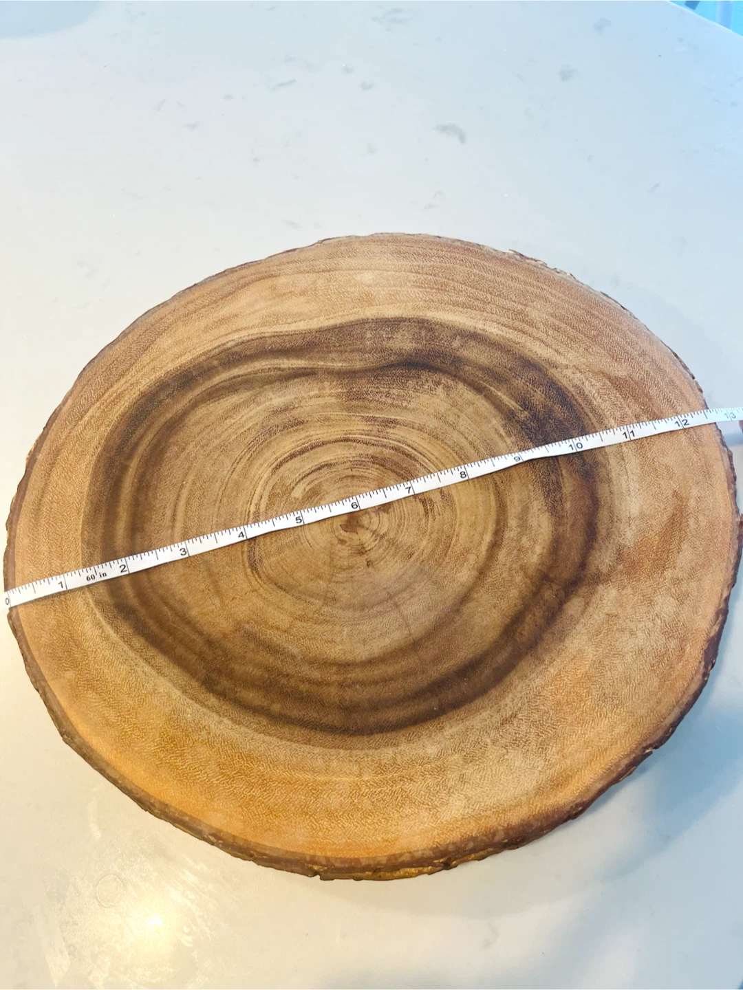 Acacia Wood Round Serving Board - photo 2