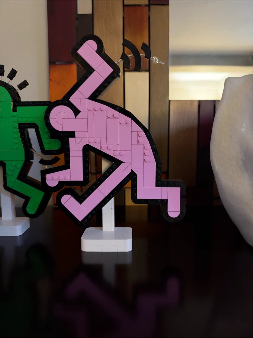 Set of 4 Keith Haring Style Lego Figures - photo 3