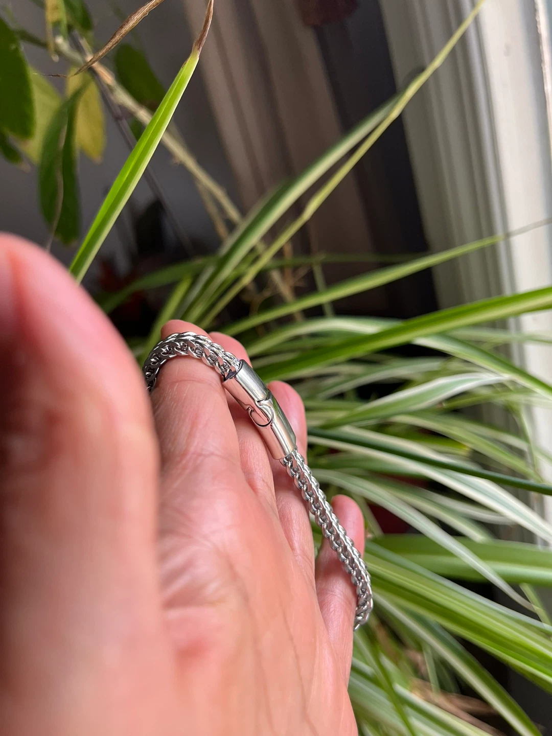 Silver-Tone Woven Chain Bracelet - photo 3