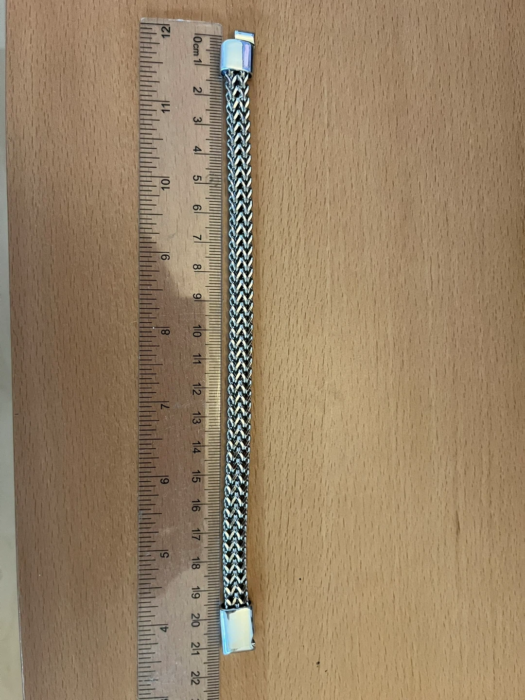 Silver-Tone Woven Chain Bracelet - photo 4