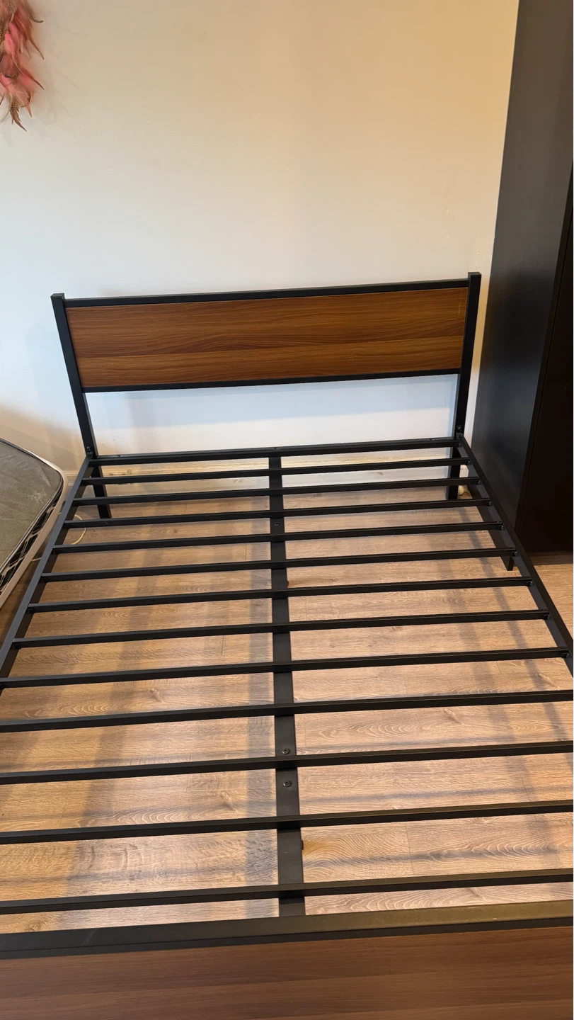 Queen bed frame: negotiable