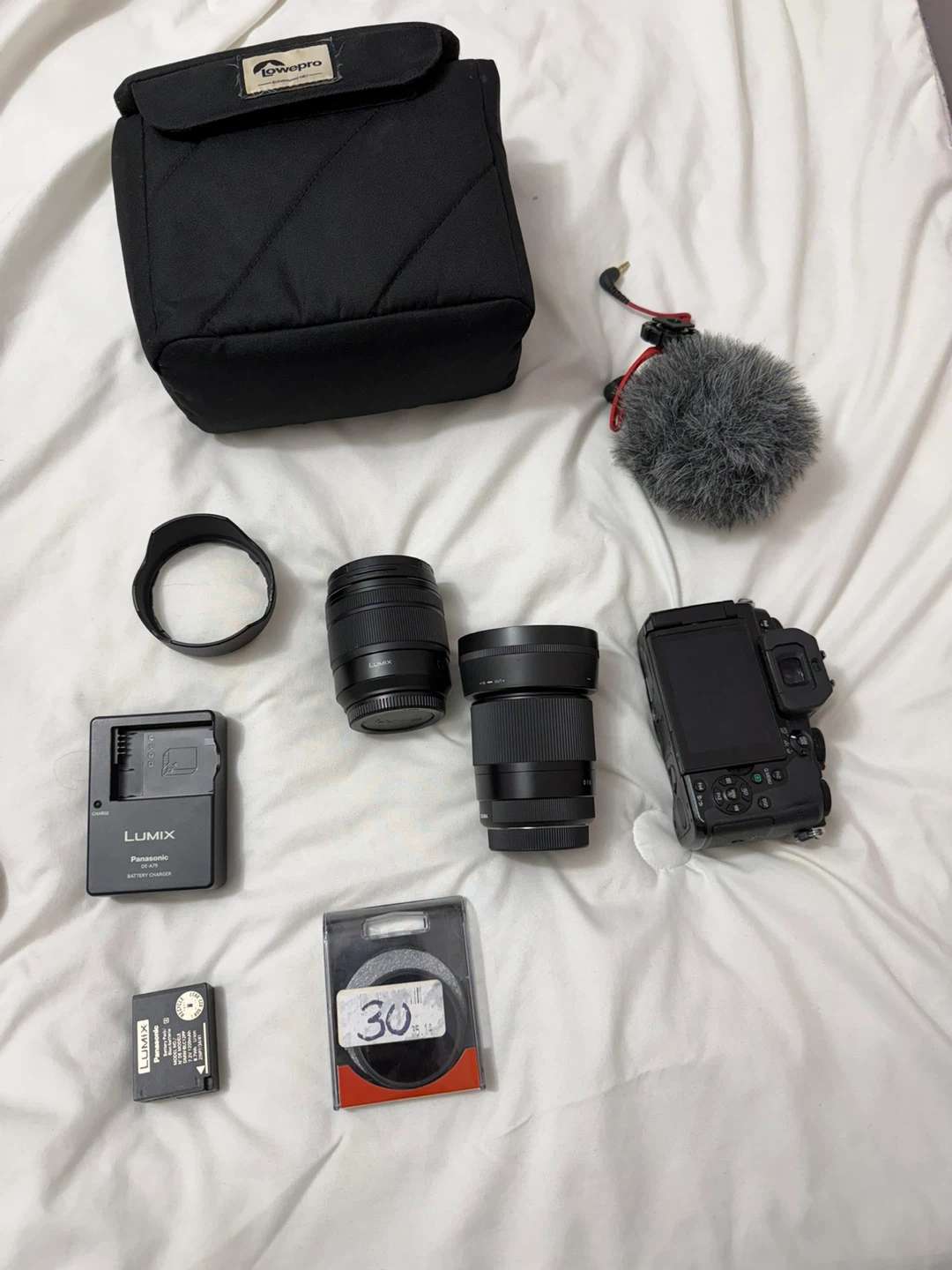 Panasonic Lumix Camera Kit with Lenses and Accessories