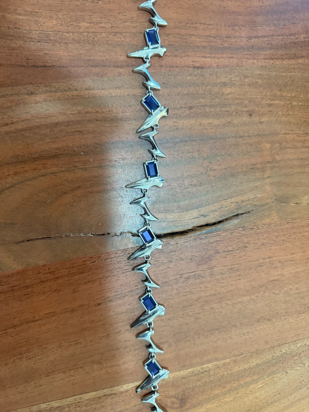Vitaly Chain Bracelet with Blue Stones - photo 4