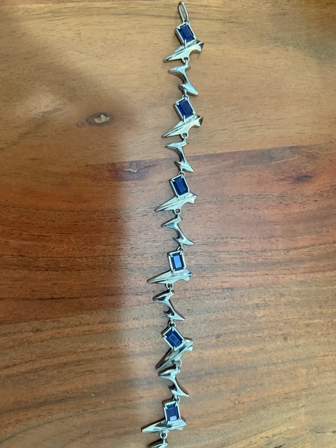 Vitaly Chain Bracelet with Blue Stones - photo 5