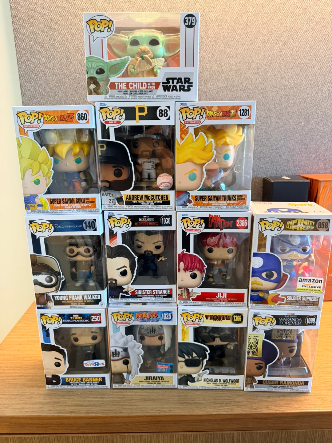 Collection of 11 Funko Pop Vinyl Figures