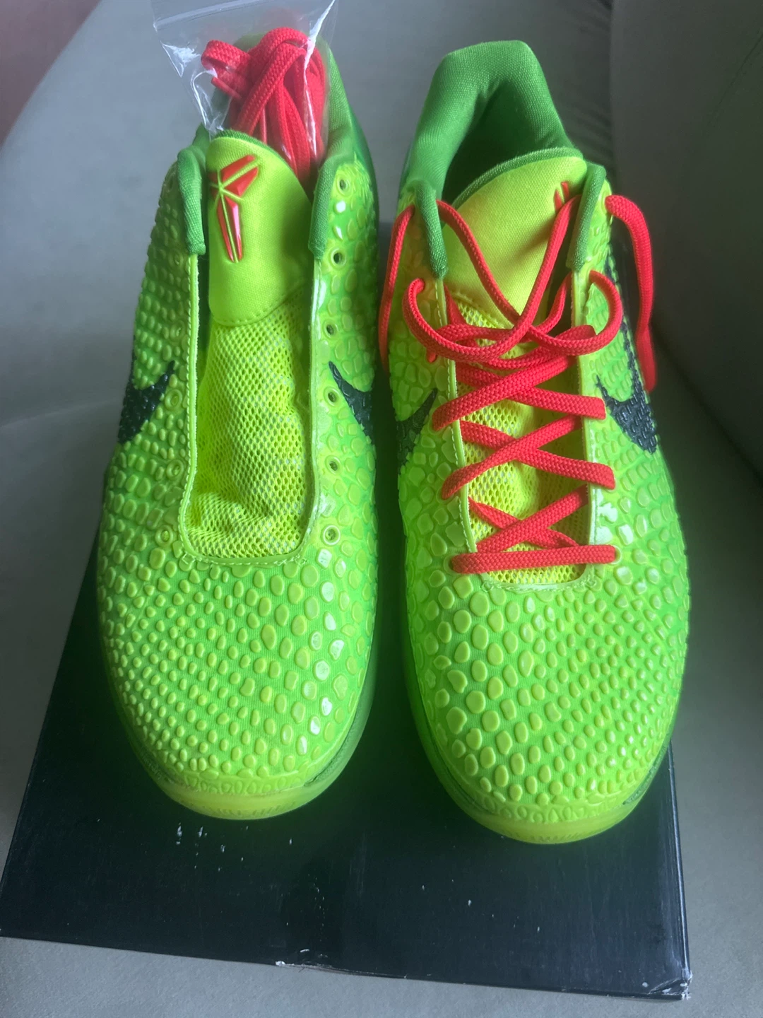 Nike Kobe 6 Protro Grinch Basketball Shoes - photo 2