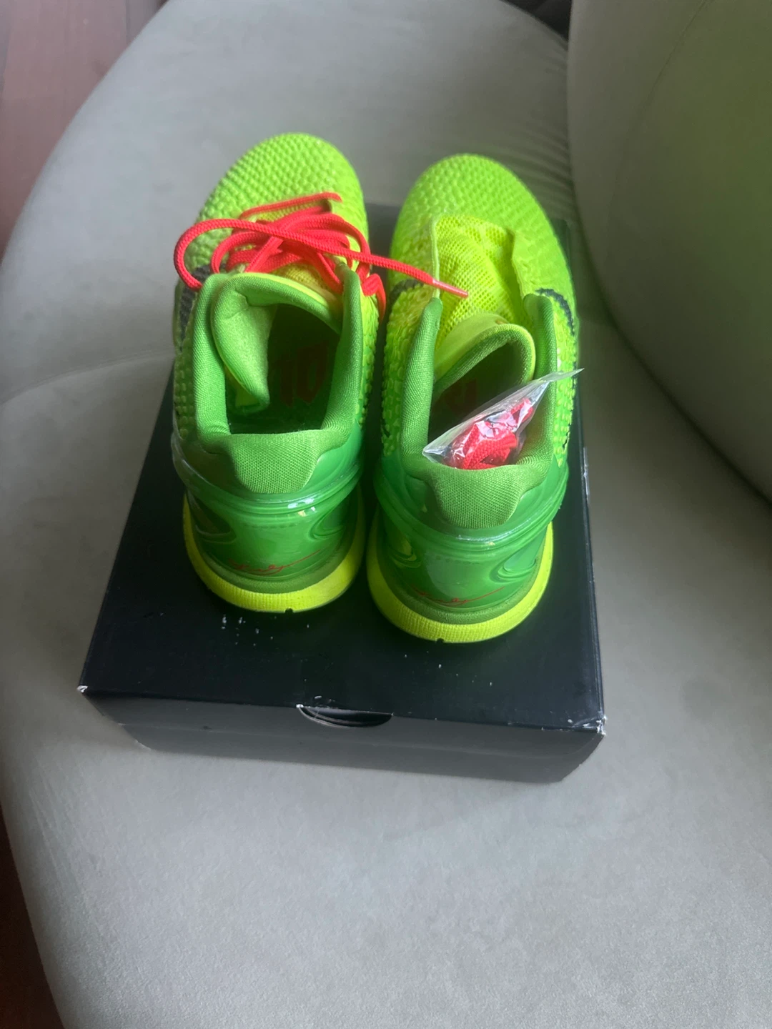 Nike Kobe 6 Protro Grinch Basketball Shoes - photo 4