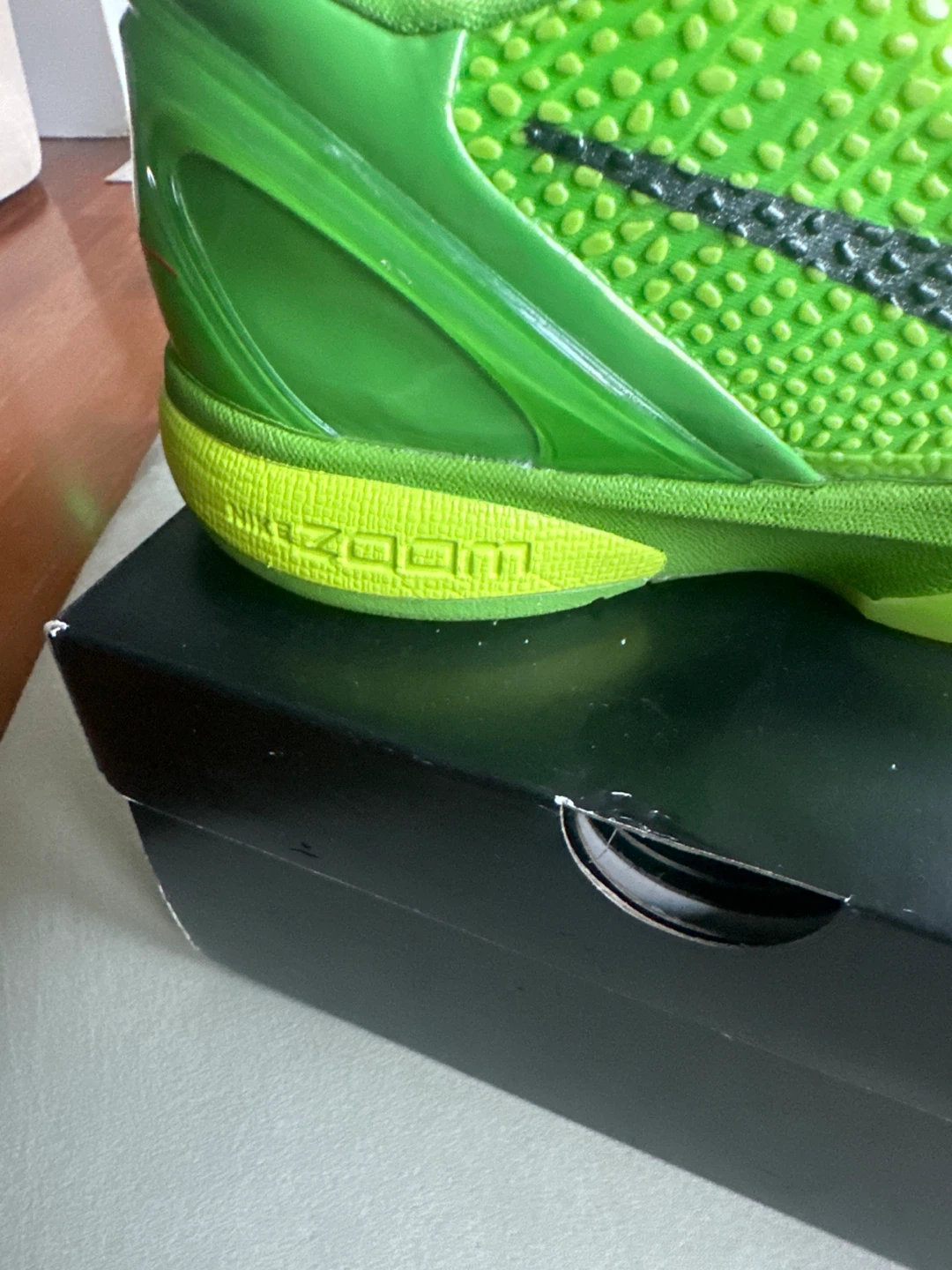 Nike Kobe 6 Protro Grinch Basketball Shoes - photo 5